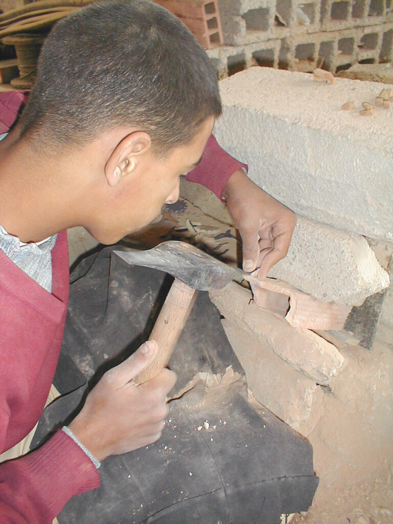 Un artisan au travail