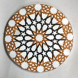 Table en zellige ronde
