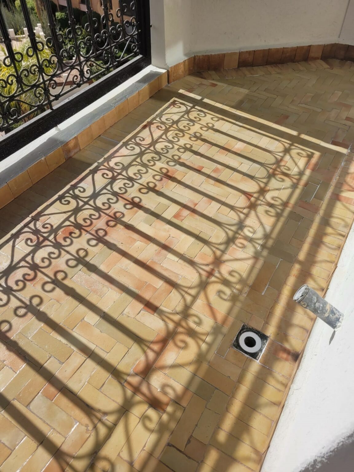 Bejmat d'un balcon à Marrakech